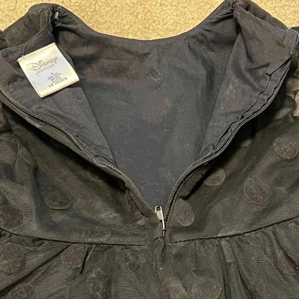 Disney Minnie Mouse Girls Polka Dot Dress - Size 4 - Picture 6 of 7